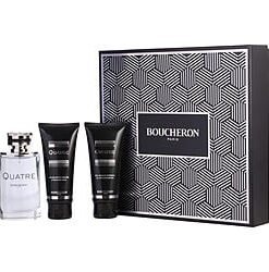 BOUCHERON QUATRE by Boucheron-EDT SPRAY 3.3 OZ & AFTERSHAVE 3.3 OZ & SHOWER GEL 3.3 OZ